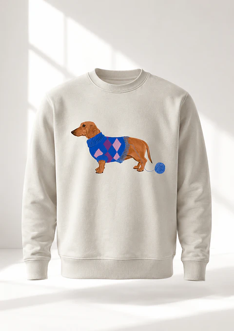 Polerón perro salchicha 