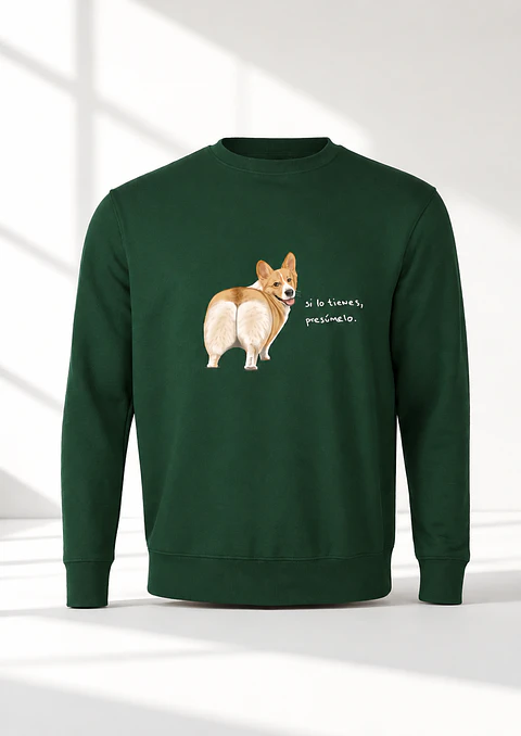 Polerón Perro corgi