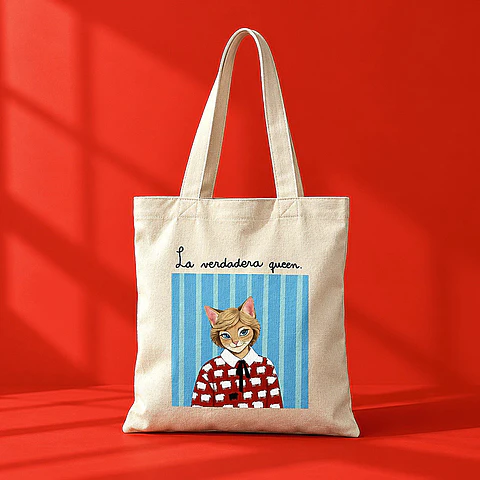 Totebag Lady Miau