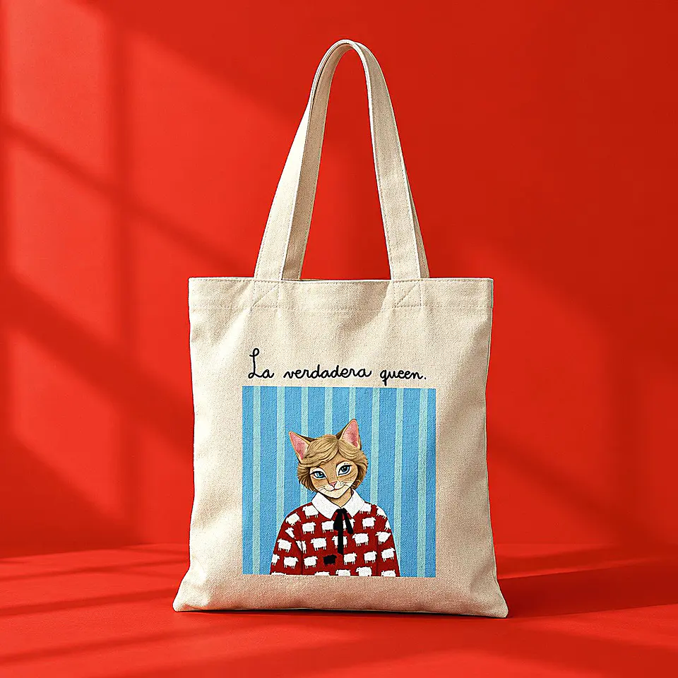 Totebag Lady Miau 1