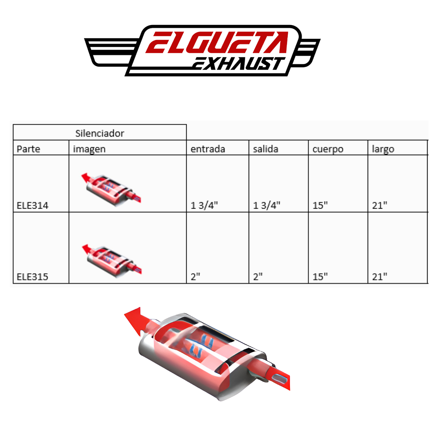 SILENCIADOR OVALADO 1 3/4