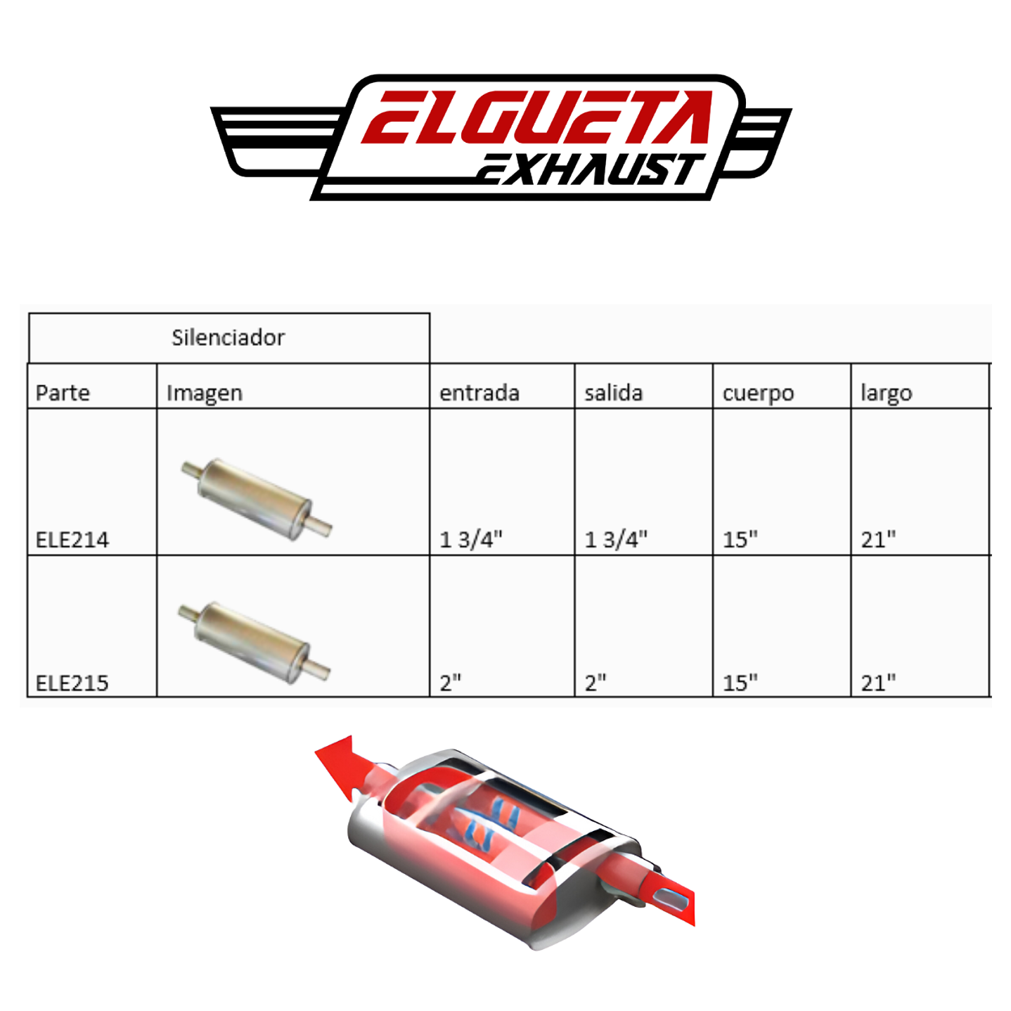 SILENCIADOR CILÍNDRICO 1 3/4