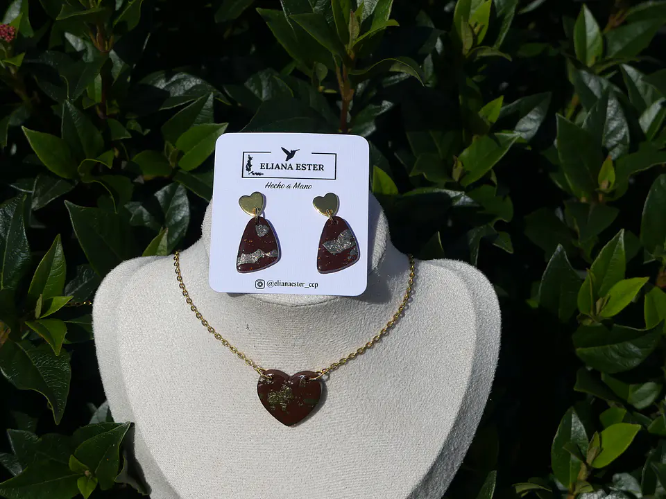 Conjunto Corazón Chocolate 2