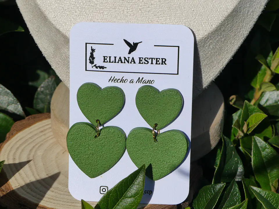 Conjunto Doble Corazón Verde Oliva 2