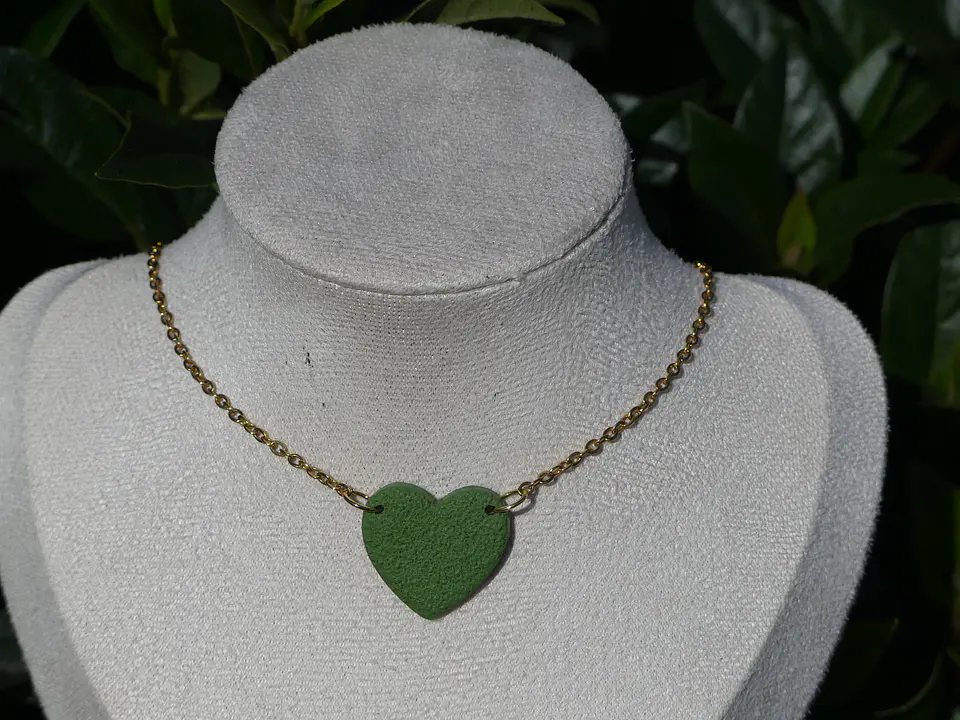 Conjunto Doble Corazón Verde Oliva 3