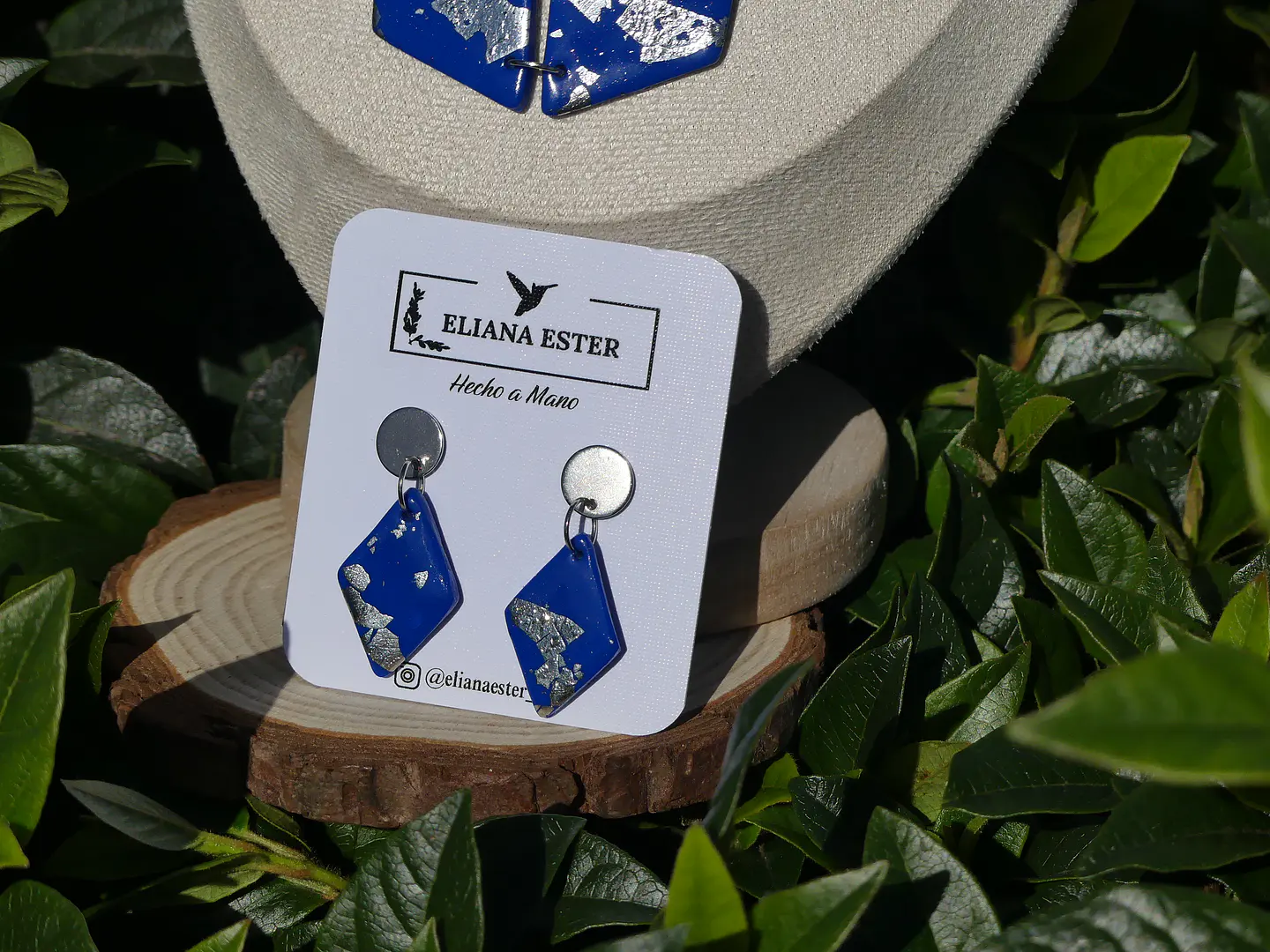 Conjunto Geométrico Azul Plateado 2