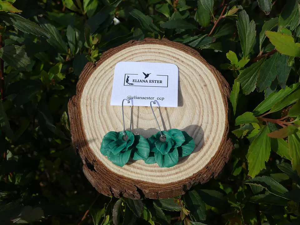 Flor Gancho Verde Esmeralda 1