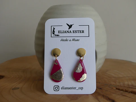 Gota Magenta Dorada