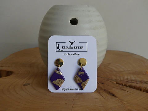 Rombo Violeta Dorado