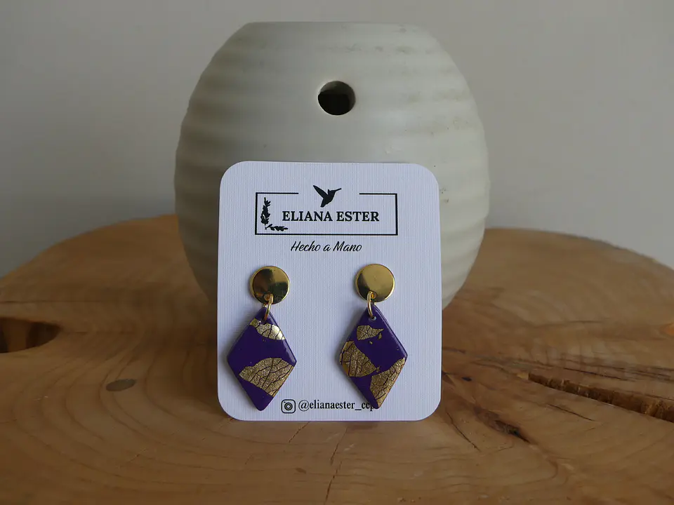 Rombo Violeta Dorado 1
