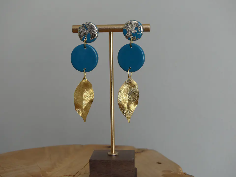 Hoja Turquesa Dorado 1