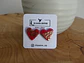 Corazón Rojo Craquelado - Miniatura 1