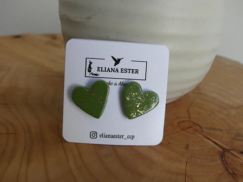 Corazón Verde Oliva