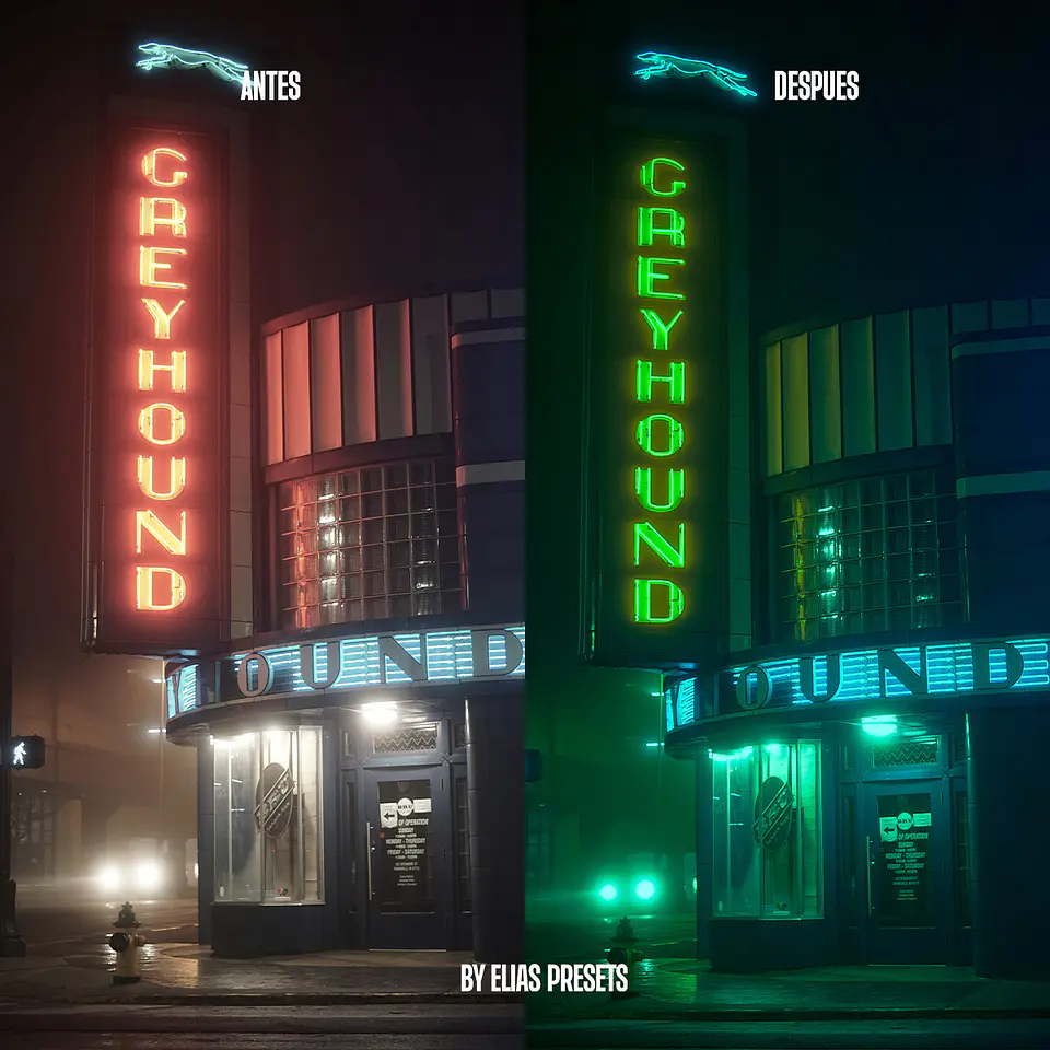 Blade Runner Green Presets Lightroom 4