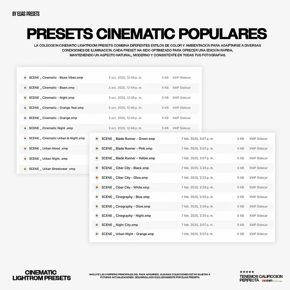 Cinematic Lightrom Presets 3