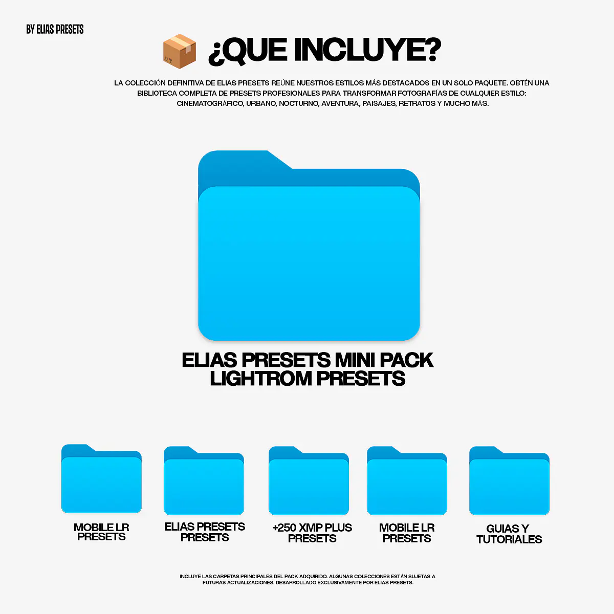 Elias Presets - Lightroom presets & LUTs for Creators