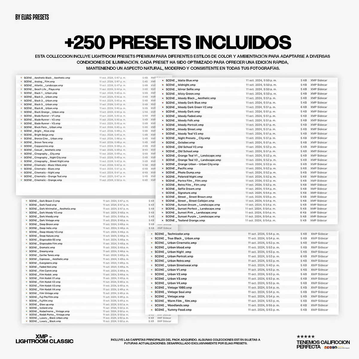 Elias Presets - Lightroom presets & LUTs for Creators
