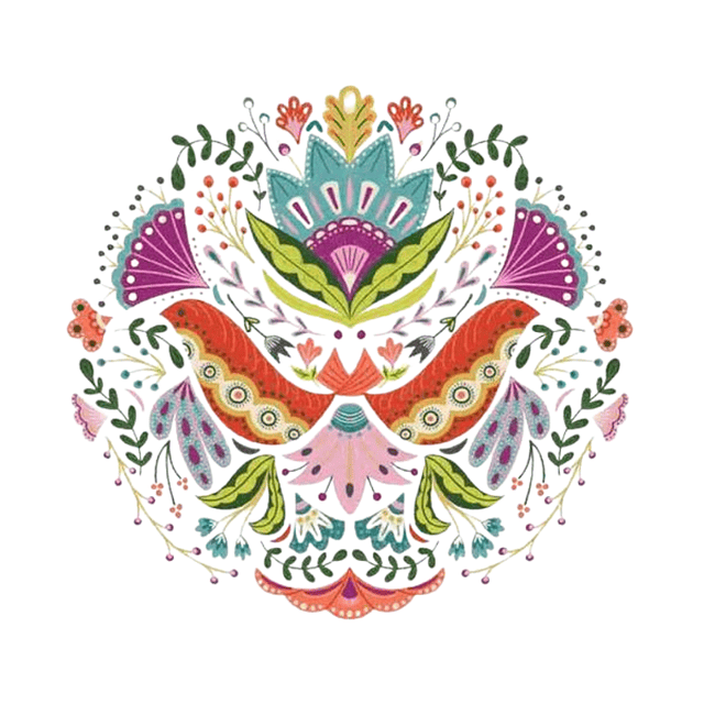 Iron-On Designs Floral Mandala