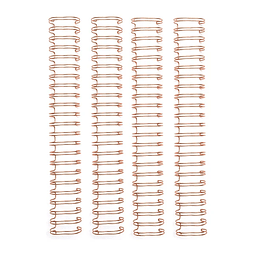 Cinch Wire Espirales 2.54cm Rosa Dorado 4 Unidades