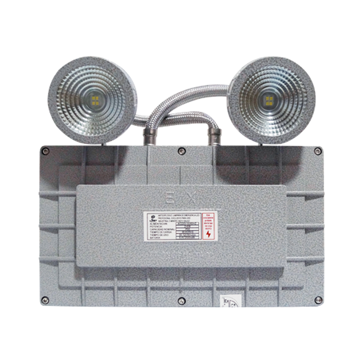 LÁMPARA DE EMERGENCIA LED ANTIEXPLOSIVA 2X8W IP65 IK10