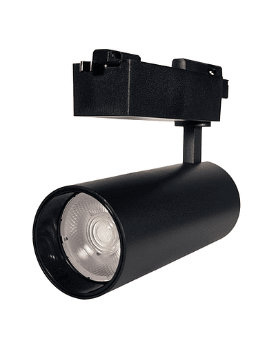 FOCO LED A RIEL MONOFÁSICO NEGRO 40W 