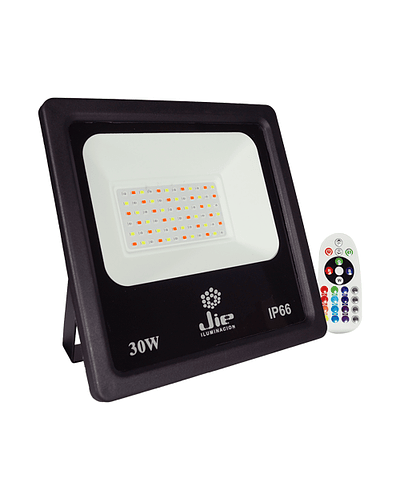 PROYECTOR LED RGB 30W IP66 NEGRO