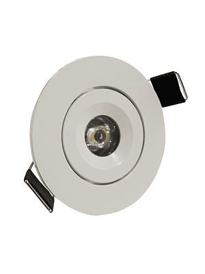 FOCO DICROICO LED EMBUTIDO 1W BLANCO