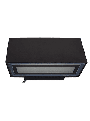 APLIQUE MURO BIDIRECCIONAL 16W IP54 NEGRO