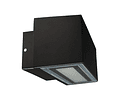 APLIQUE MURO BIDIRECCIONAL 16W IP54 NEGRO