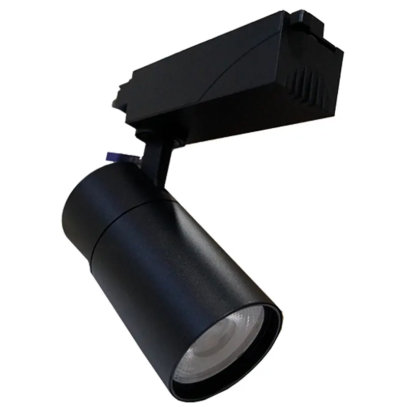 FOCO LED A RIEL TRIFÁSICO 40W NEGRO imagen 1