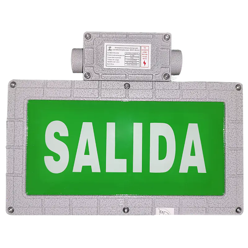 SEÑALÉTICA DE EMERGENCIA SALIDA A PRUEBA DE EXPLOSIÓN imagen 1