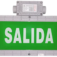 SEÑALÉTICA DE EMERGENCIA SALIDA A PRUEBA DE EXPLOSIÓN thumbnail 1