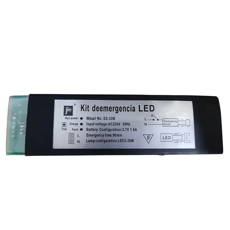 KIT DE EMERGENCIA LED SS30W 90 MINUTOS DE AUTONOMIA imagen 1