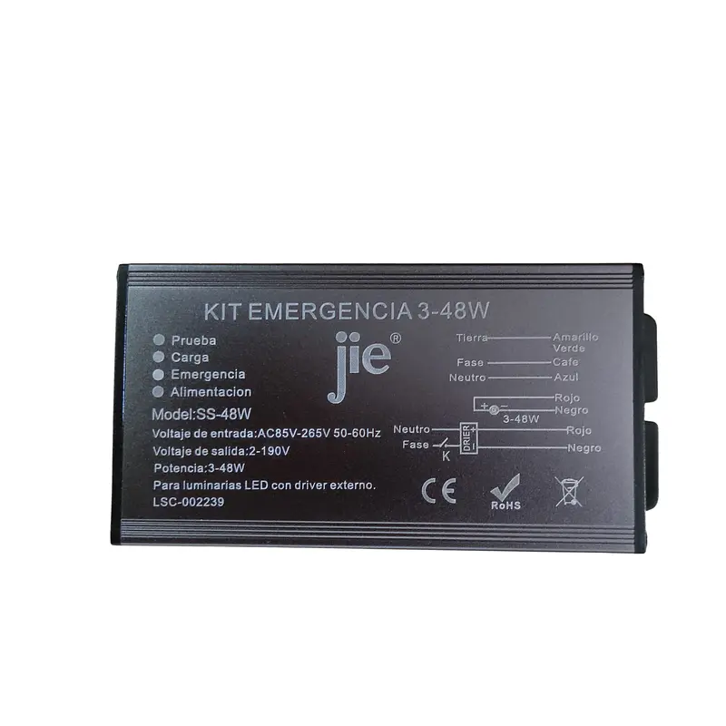 KIT DE EMERGENCIA LED 3-48W 120 MINUTOS DE AUTONOMIA imagen 1