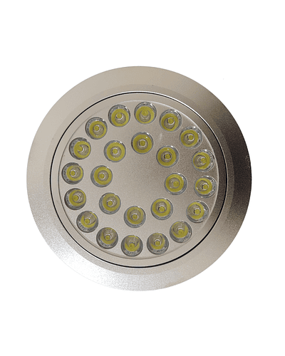 Foco Dicroico LED Embutido SMD 24W Niquel