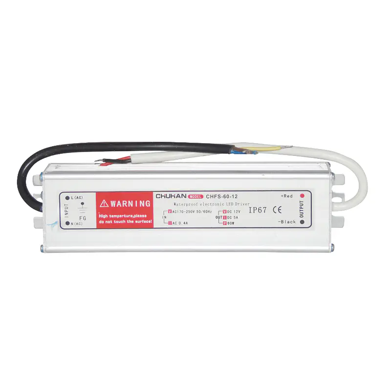 FUENTE DE PODER SWITCHING 60W 12V 5A EXTERIOR IP67 imagen 1