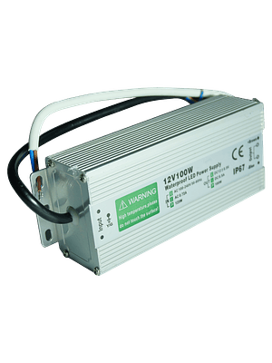 FUENTE DE PODER SWITCHING 100W 12V 8.5A EXTERIOR IP67