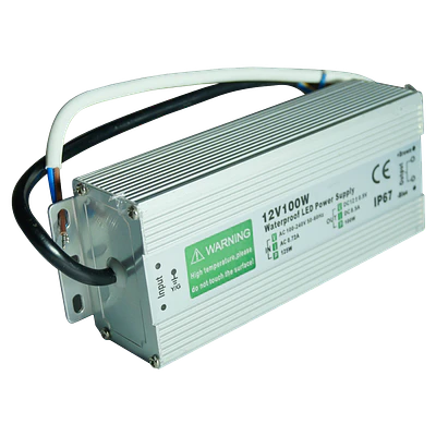 FUENTE DE PODER SWITCHING 100W 12V 8.5A EXTERIOR IP67