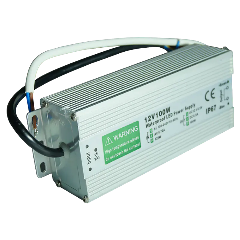 FUENTE DE PODER SWITCHING 100W 12V 8.5A EXTERIOR IP67 imagen 1