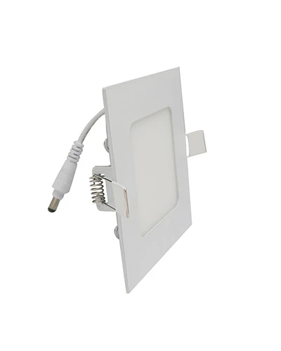 PANEL LED CUADRADO EMBUTIDO 6W IP44 – Panel Monocristalino MPPT | Batería LiFePO4 Alumbrado Público
