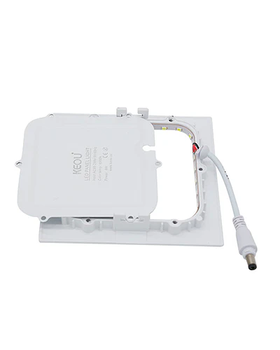 PANEL LED CUADRADO EMBUTIDO 6W IP44 – Panel Monocristalino MPPT | Batería LiFePO4 Alumbrado Público