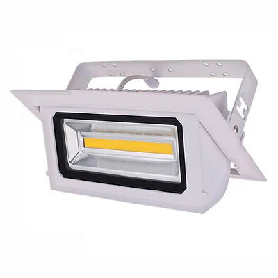 PROYECTOR LED EMPOTRADO A MURO BASCULANTE 35W IP44
