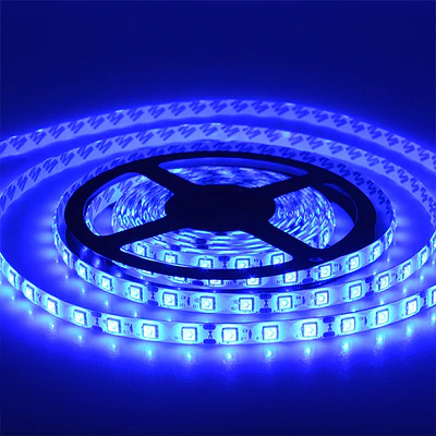 CINTA LED INTERIOR 14.4W SMD 5050 60LEDs/m 5mt. 12V. AZUL