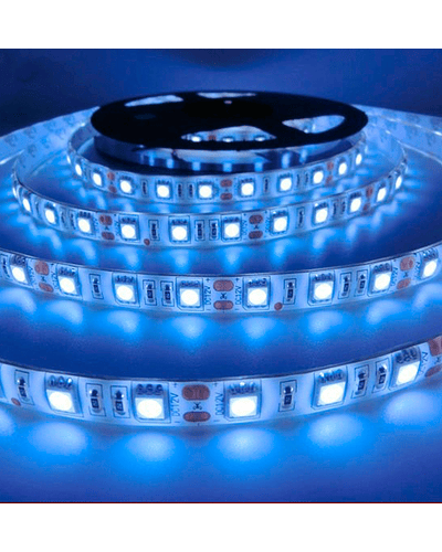 CINTA LED INTERIOR 14.4W SMD 5050 60LEDs/m 5MT. 12V. LUZ FRÍA