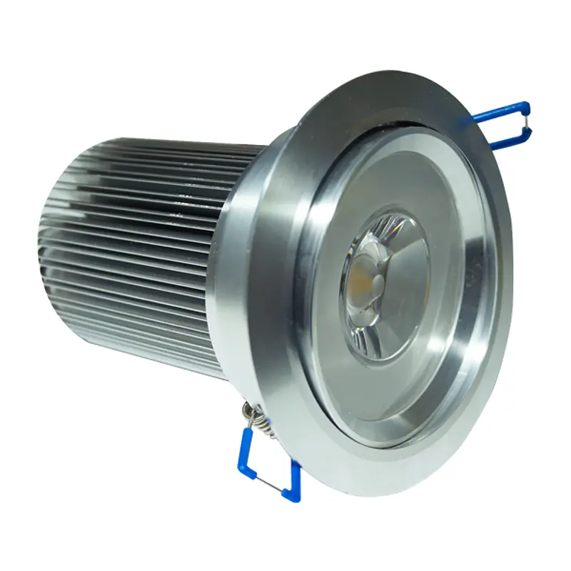 DOWNLIGHT LED REDONDO EMBUTIDO 16W LUZ FRÍA NIQUEL imagen 1