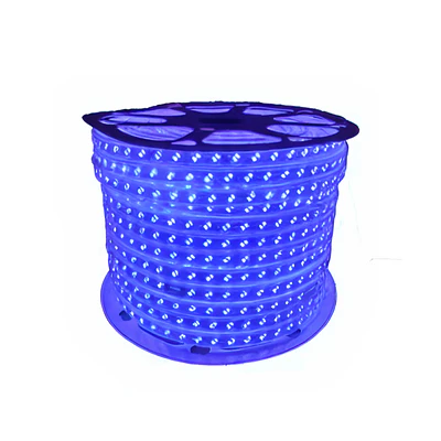 CINTA LED EXTERIOR 14,4W SMD 5730 72LEDs/m 100mt. 220V. AZUL