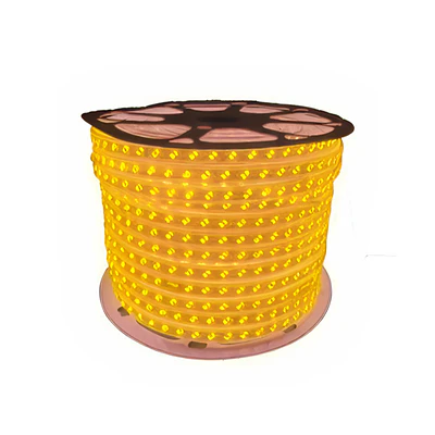 CINTA LED EXTERIOR 14,4W SMD 5730 72LEDs/m 100mt. 220V. AMARILLO