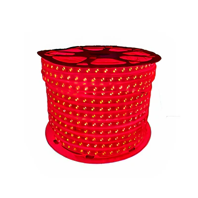 CINTA LED EXTERIOR 14,4W SMD 5730 72LEDs/m 100mt. 220V. ROJO