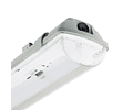 CANOA LED HERMÉTICA 2X18W IP65 IK07 1200 MM. PMMA 