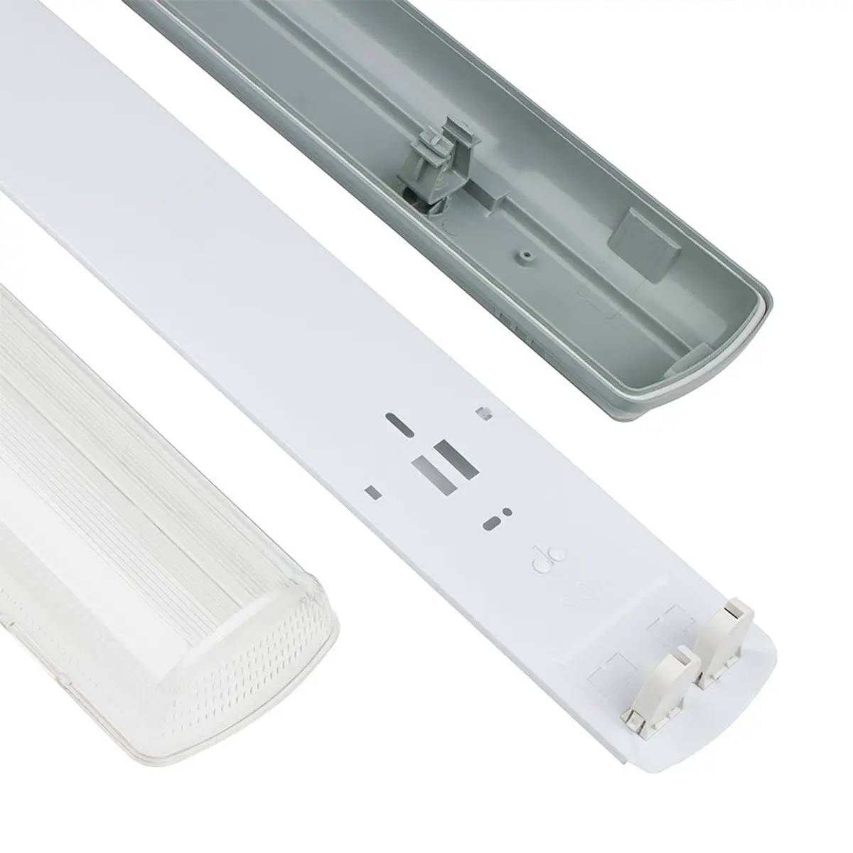 CANOA LED HERMÉTICA 2X9W IP65 IK07 600 MM. PMMA